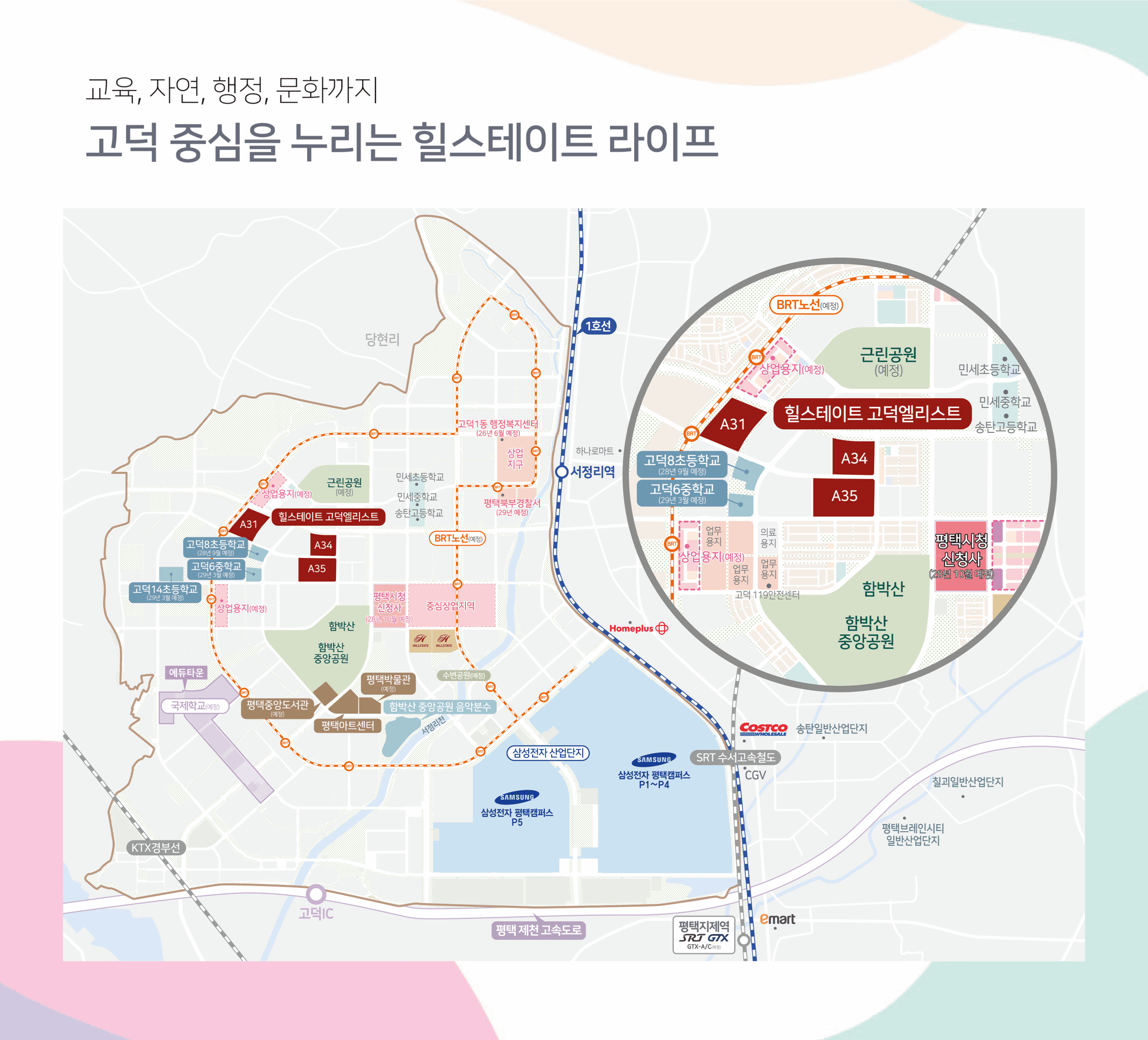 힐스테이트 고덕엘리스트 입지환경